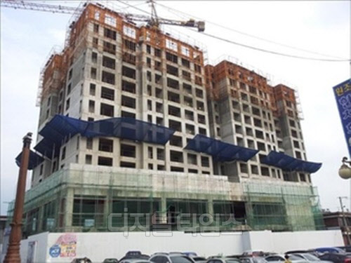 원주 우산동 공동주택 정비사업 현장 전경. <국토교통부 제공>